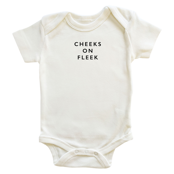 'Cheeks on Fleek' onesie
