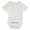 'Bottom print' Custom Baby Onesie - 100% organic