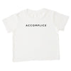 'Accomplice' Tee / Onesie