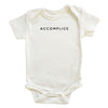 'Accomplice' Tee / Onesie