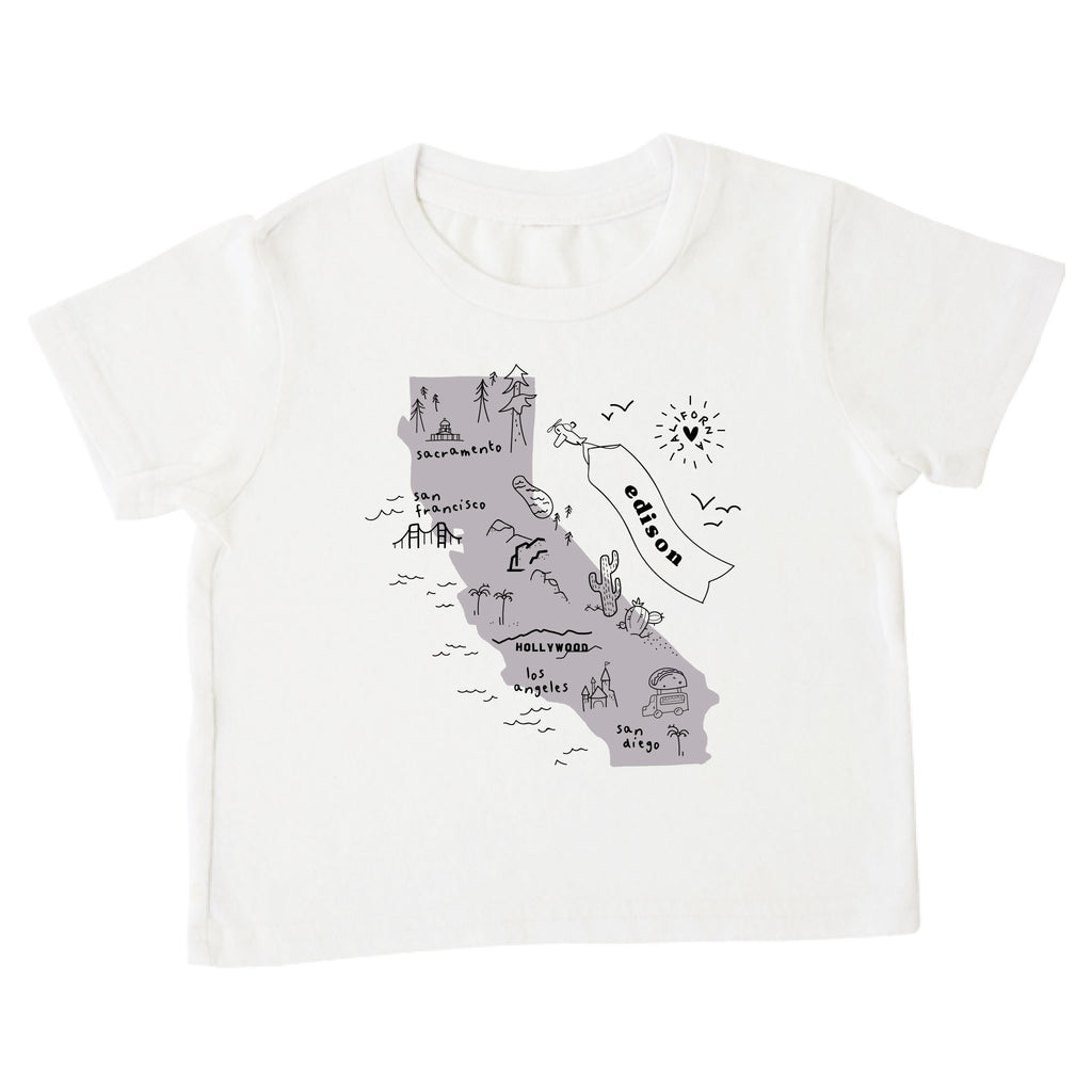 'California map' Tee / Onesie