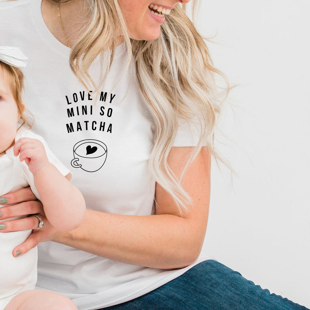 Women's - 'Love my mini so matcha' Tee
