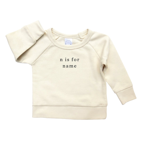 'N is for Name' Sweatshirt